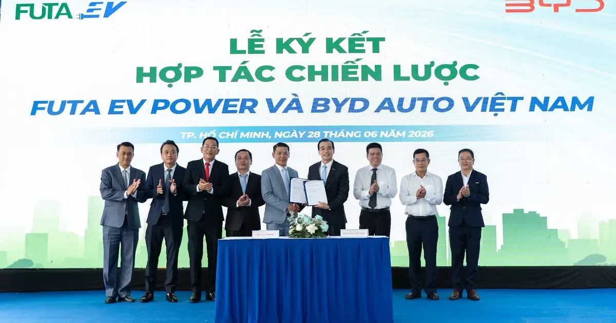 BYD hợp tác FUTA EV Power — hết lo sạc xe đường dài 2026