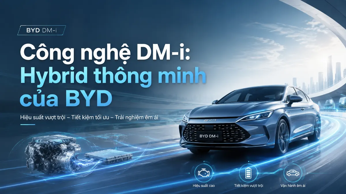 Công nghệ DM-i của BYD — hệ truyền động hybrid thông minh