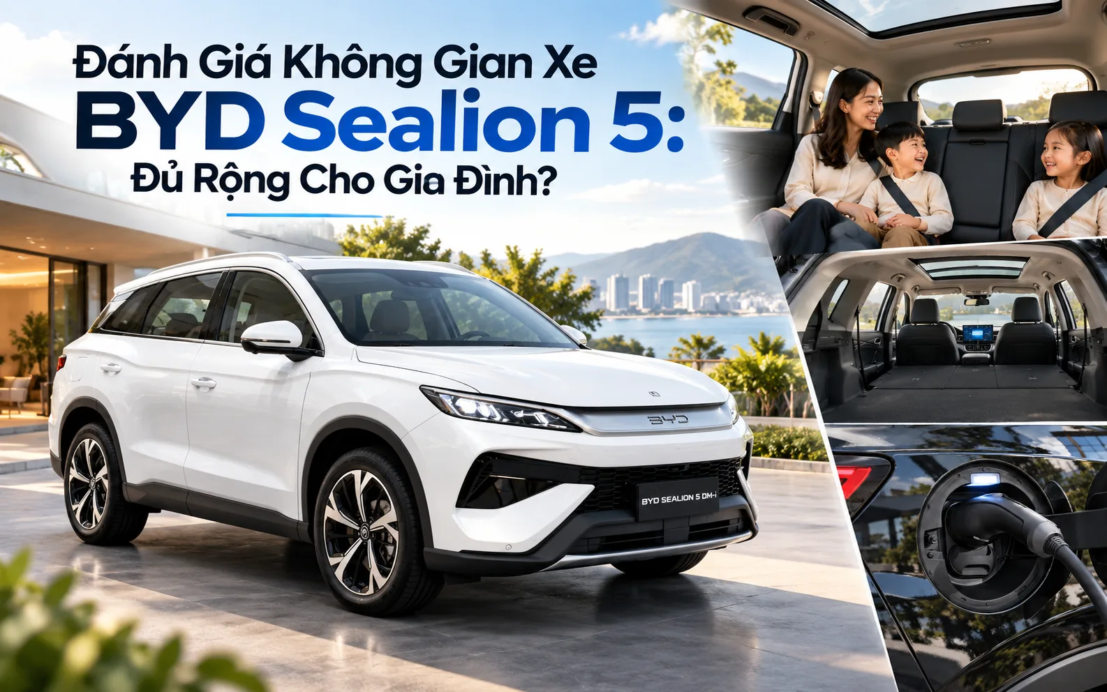 Đánh Giá Không Gian Xe BYD Sealion 5: Đủ Rộng Cho Gia Đình?