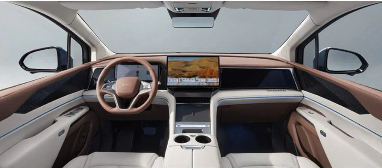 Màn hình trung tâm BYD M9 tại BYD Khánh Hoà Nha Trang