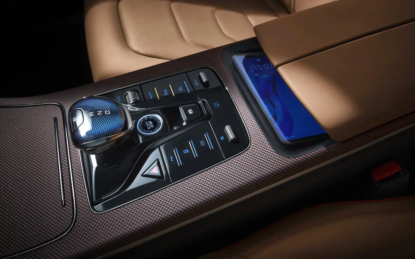 Cụm điều khiển trung tâm BYD Han tại BYD Khánh Hoà Nha Trang