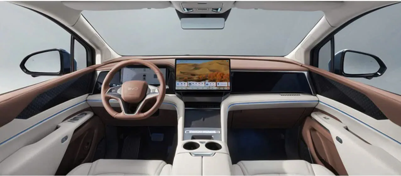 Màn hình trung tâm BYD M9 tại BYD Khánh Hoà Nha Trang